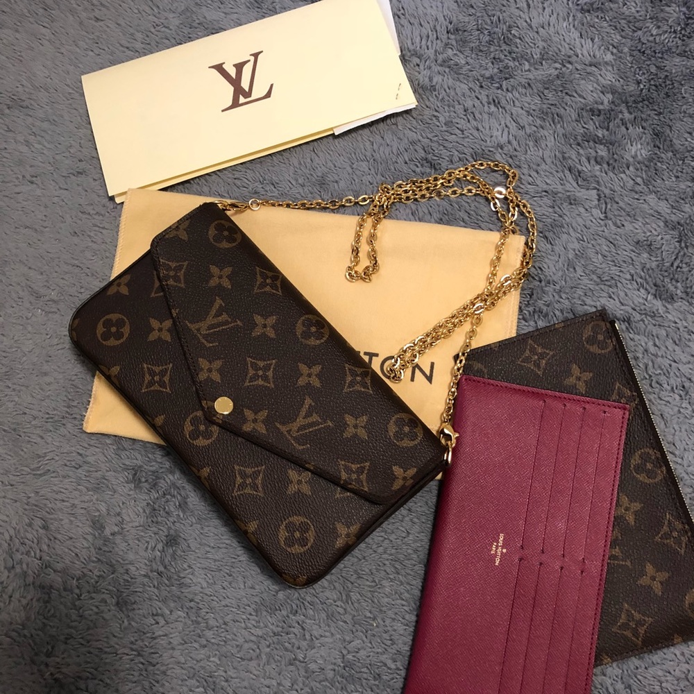 Authentic Louis Vuitton Pochette Felicie WOC